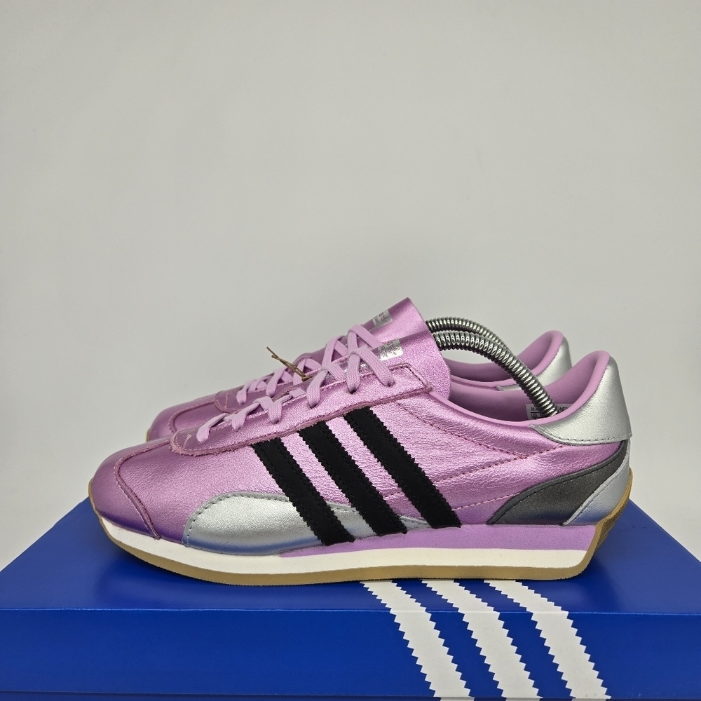 New Adidas Country OG 'Bliss Lilac Metallic' Women's Shoes Size 6